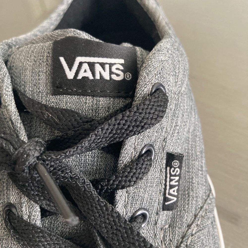 Boys Gray Vans Size 5Y